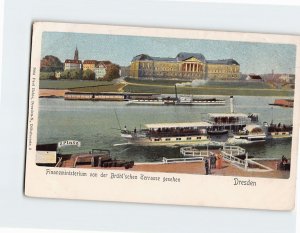 Postcard Finanzministerium, Dresden, Germany