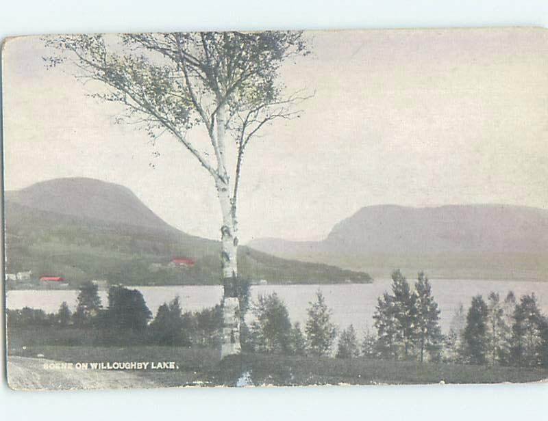 Divided-Back LAKE SCENE Lake Willoughby - Westmore & Lyndonville VT F3714