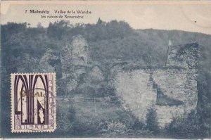 Belgium Malmedy Valle de la Warche les ruines de Renarstene 1928