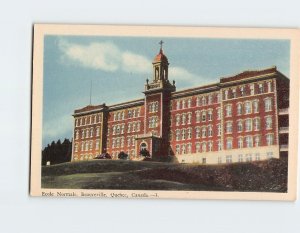 Postcard Ecole Normale, Beauceville, Canada