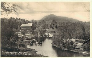 Sweden Tossebergsklätten Värmland RPPC  06.53