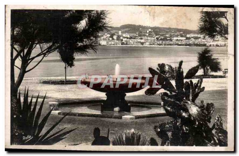 Old Postcard Cannes Mt Chevalier saw the Parc Albert I.