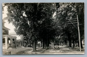 PRINCETON IL EAST PERU STREET VIEW ANTIQUE REAL PHOTO POSTCARD RPPC