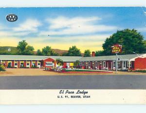 Pre-1980 EL PACO LODGE MOTEL Beaver Utah UT M4514