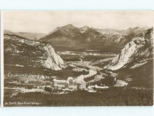 1940's rppc NICE VIEW Banff Alberta AB W0975