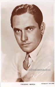 Fredric March Movie Star Actor Actress Film Star Unused 