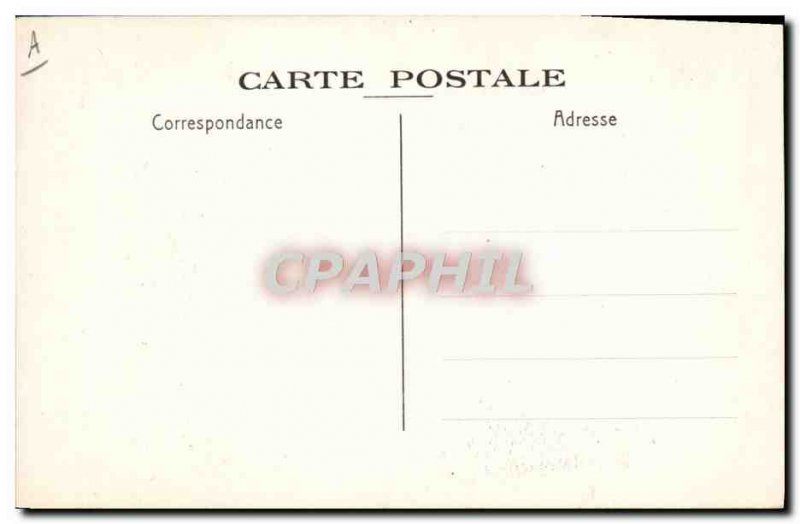 Postcard Old Train St Christophe de Javel Decoration of & # 39abside The mech...