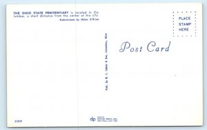 The Ohio State Penitentiary - Columbus OHIO Postcard