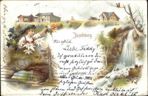 Inselsberg Austria or Germany c1900 Postcard