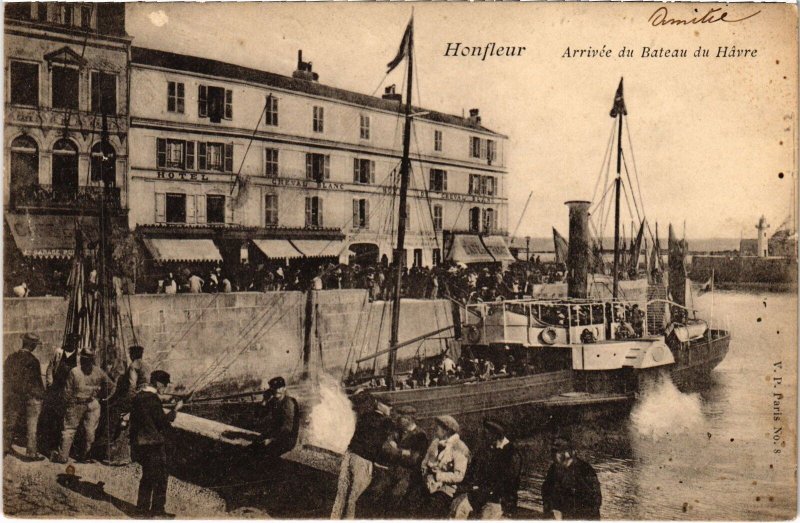 CPA HONFLEUR Arrivee du Bateau du Havre (1258568)