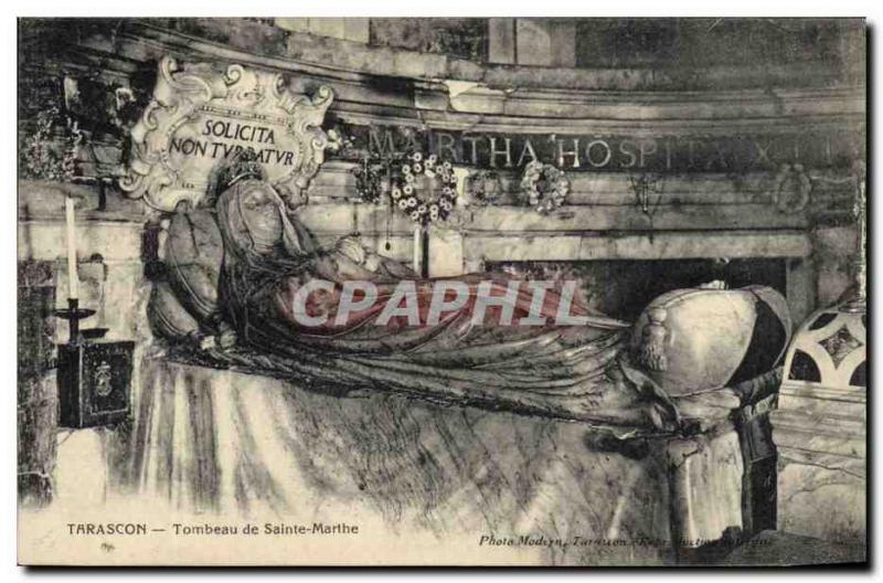 Postcard Old Death Tarascon Tomb of Saint Martha