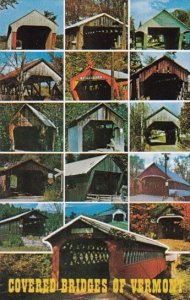 Sixteen Of The Many Famous Old Covered Bridges Throughout Vermont Municipal