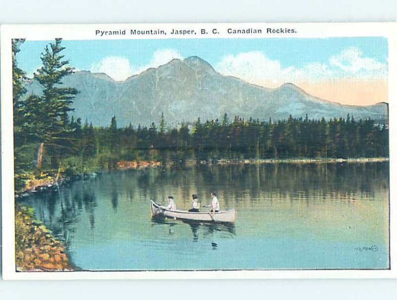 Linen NATURE SCENE Jasper British Columbia - Near Jasper Alberta AB AD4382