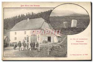 Postcard Old Customs Customs Customs Cols des Vosges the neck Louschpach Cust...