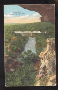 EUREKA SPRINGS ARKANSAS WHITE RIVER BRIDGE VINTAGE POSTCARD