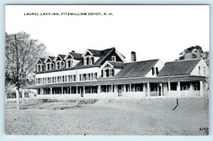 FITZWILLIAM DEPOT, New Hampshire NH ~ LAUREL LAKE INN ca 1910s  Postcard