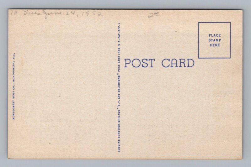 Governor's Mansion Montgomery Alabama Postcard 