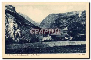 Old Postcard Vallee De La Romanche To The Grave