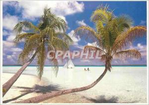  Modern Postcard Beautiful landscape of Tahiti