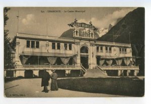 491701 France Chamonix municipal casino Vintage postcard