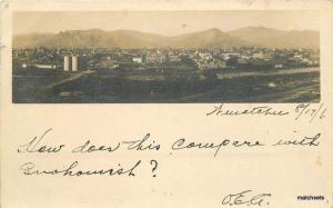 1906 Wentachee Washington Birdseye View RPPC real photo postcard 7506