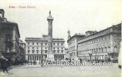 Piazza Colonna Roma, Italy Unused 