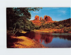 Postcard Foot of spectacular Court House Rock, Oak Creek Canyon, Arizona