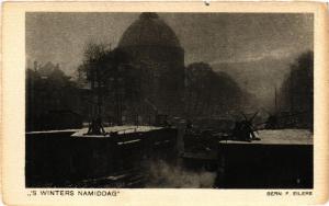 CPA AMSTERDAM `s Winters Namiddag NETHERLANDS (605054)