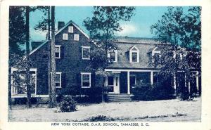 c1950 Postcard; New York Cottage D.A.R. School Tamassee SC Oconee County posted