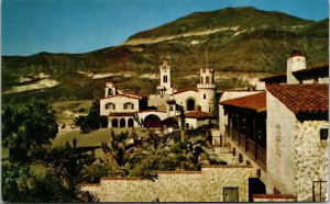 Vtg Death Valley Scotty's Castle National Monument California CA Unused Postcard