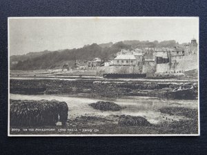 Dorset LYME REGIS On The Foreshore c1923 Postcard by Judges