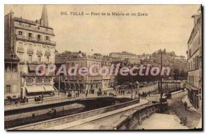 Postcard Old Bridge Tulle From The Mayor And The Quays