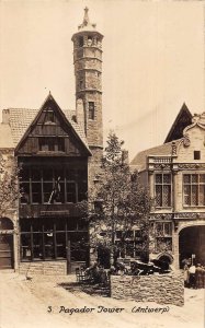 Century of Progress Expo Belgium Antwerp Pagador Tower Real Photo PC AA36758