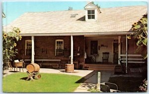 Back-porch view of an old Amana Home - Colony Kitchen - Middle Amana, Iowa