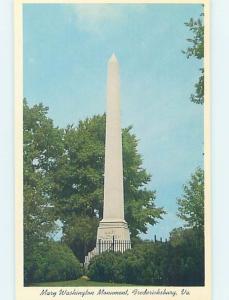 Unused Pre-1980 MONUMENT SCENE Fredericksburg Virginia VA F1851