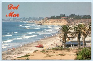 DEL MAR, California CA ~ Beach SEAGROVE PARK San Diego County  4x6 Postcard