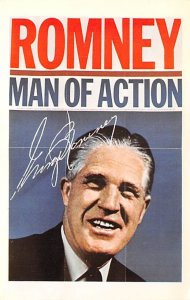 Romney man of action Michigan, USA Political Unused 