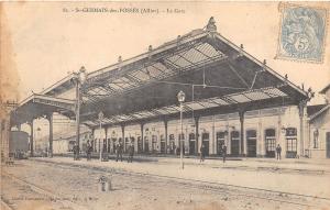 bc65415 St German de Fosses Gare Railway Station Train Chemin de fer  france TCV
