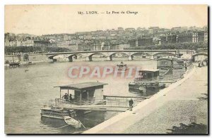 Old Postcard Lyon Le Pont du Change