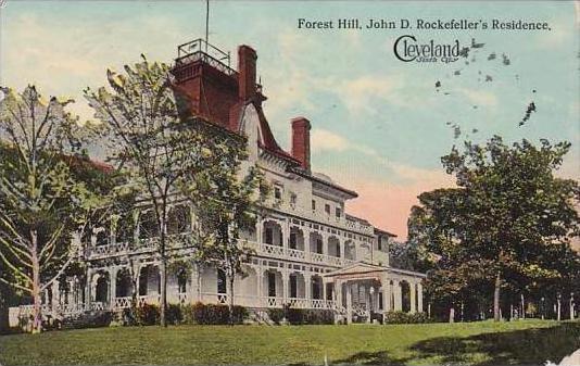 Ohio Cleveland Forest Hill John D Rockefellers Residence 1913