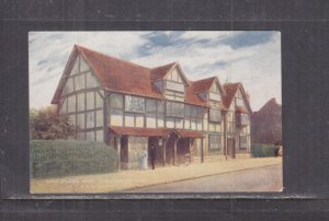 SHAKESPEARE'S HOUSE, STRATFORD ON AVON, L & N.W. RAILWAY, c1920 ppc., unused.,