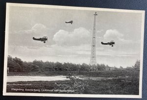 Mint Netherlands Real Picture Postcard Soesterbeg Vlieg Camp Radio stations