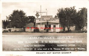 Canada, Ontario, New Glasgow, Rodney, RPPC, Kirkpatrick's Sunoco Gas Station