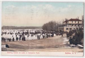 Ice Skating, Delware Park, Buffalo NY
