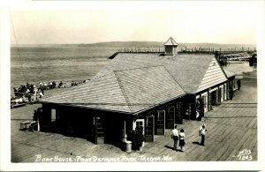 RPPC Boat House Point Defiance Park Tacoma Washington WA Postcard Ellis 1243 D1