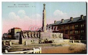 Dunkirk - War Fusiliers Marins - Old Postcard