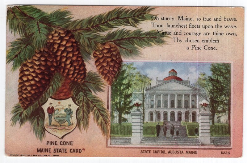 Maine State Card