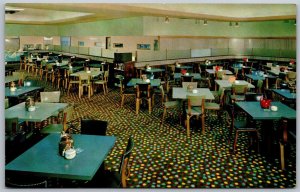 Vtg Miami Florida FL St Clairs Boulevard Cafeteria Dining Room 1950s Postcard