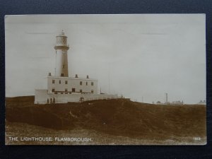 Yorkshire FLAMBOROUGH The Lighthouse c1920s RP Postcard