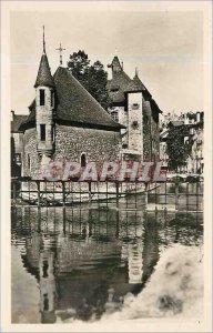 Old Postcard ANNECY-PALACE OF THE ISLAND AND Thiou canal